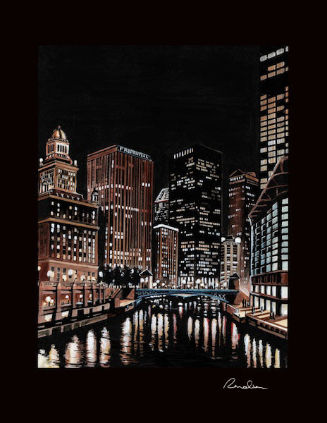 Fine Art Print by Randsom Keith Chicago River