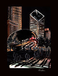 Fine Art Print by Randsom Keith Millenium park